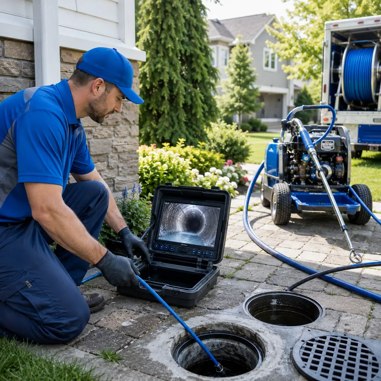 Outdoor drain cleaning professionals serving Mishicot, WI