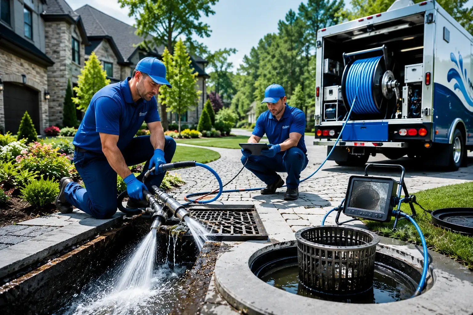 Local outdoor drain cleaning professionals in Mishicot, WI