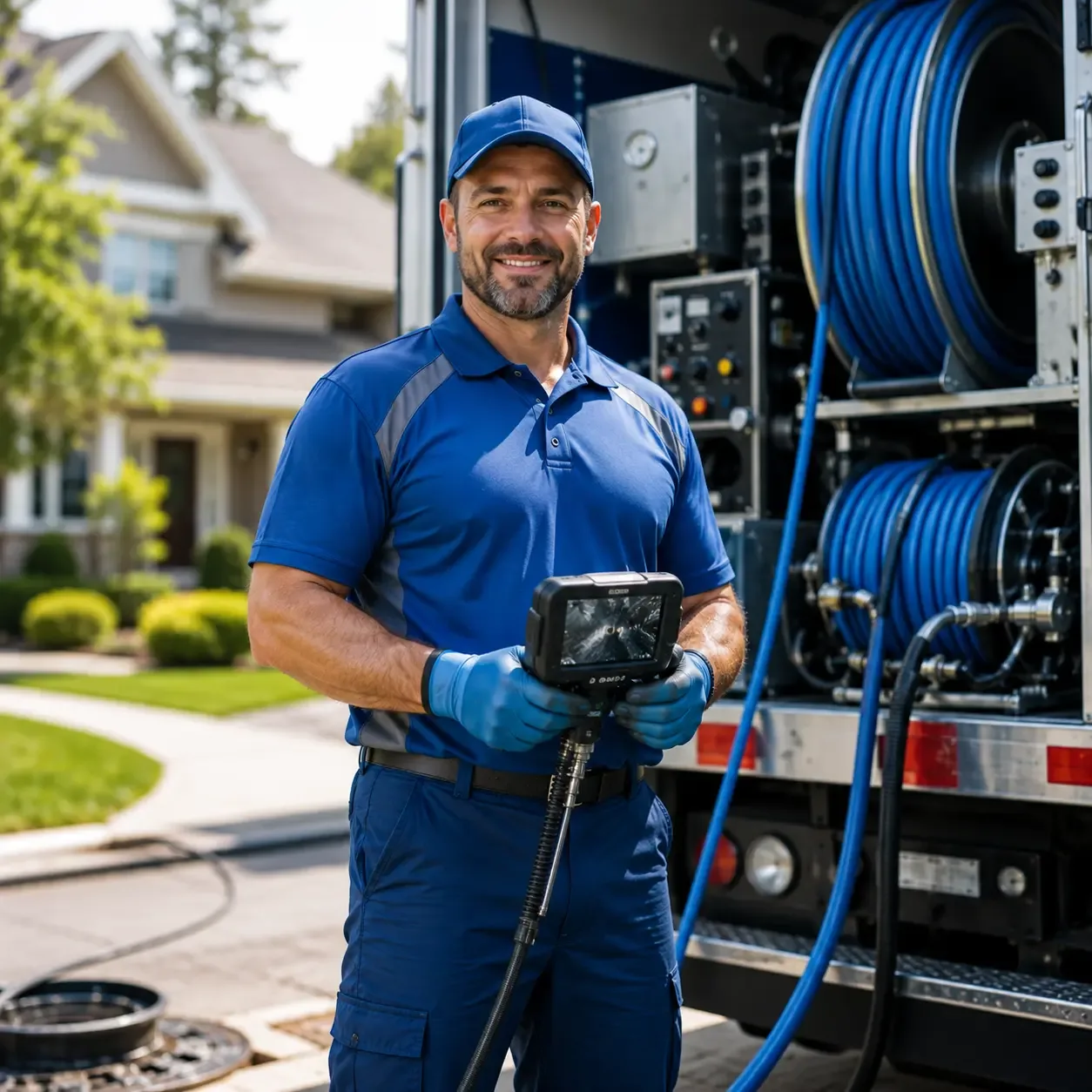 Local outdoor drain cleaning specialists in Mishicot, WI